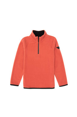 Erkek _ocuk G_l Kurusu Fermuarl_ Yaka Sweatshirt