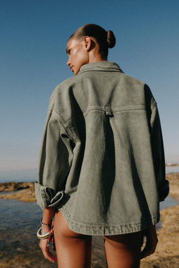 CAZADORA Z1975 DENIM / Khaki - Zara фото 7
