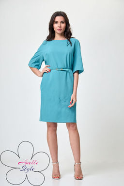 Платье ANELLI 351 светло-голубой