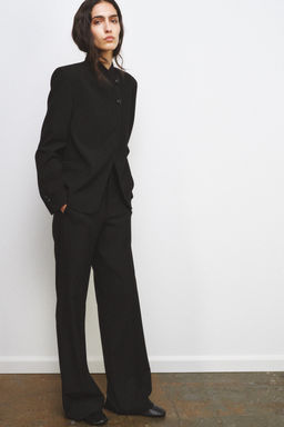 ZW COLLECTION HIGH-WAIST WIDE-LEG TROUSERS - Zara фото 6