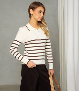 Джемпер #КТ7320 (2), тёмно-коричневый