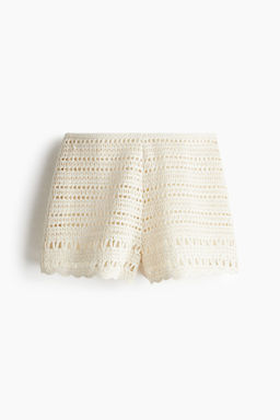 Minishorts efecto crochet