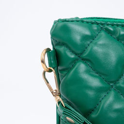 Сумка-клатч на молнии, цвет зелёный - Simaland фото 4