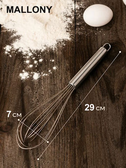 Венчик из нержавеющей стали, NIMBUS, 29*7 см арт.007176 - Mallony фото 3