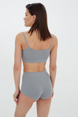 Трусики с завышенной талией Цвет: стальной - Miza фото 3