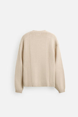COMBINED TEXTURE SWEATER - Zara фото 6