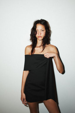 STRAPLESS SHORT DRESS - Zara фото 5