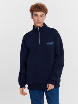 Толстовка мужская синяя с принтом Hope Create Dream Inspire неви +печать 121916 - Mark formelle фото 2