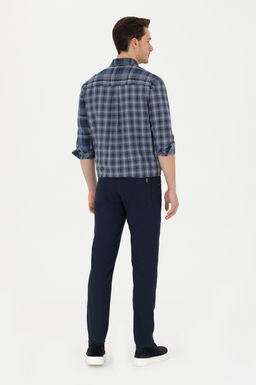 Мужские темно-синие брюки из плотной ткани - U.s. polo assn фото 18