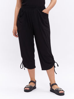 Бриджи из холодного трикотажа BR08507BLK01