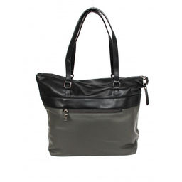 Сумка женская искусственная кожа BT-V 7640, 1отд+карм/перег, плечевой ремень, черный/серый SALE 262521 - Adelia фото 2