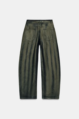 ZW COLLECTION BARREL MID-WAIST JEANS LIMITED EDITION - Zara фото 3