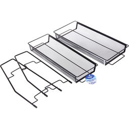 Этажерка настольная хозяйственная универсальная "ФАНАДЕРО", цвет черный, 36*17*33см (лейбл Селфи)