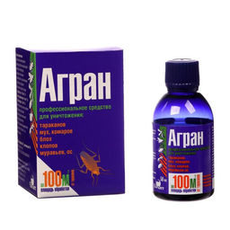 Цена за 2 шт. Профессиональное средство для уничтожения насекомых "Агран", в коробке, 50 мл