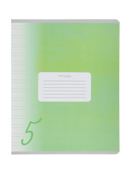 Цена за 20 шт. Тетрадь 12 листов в узкую линию Calligrata «Пятёрка», обложка мелованный картон, МИКС