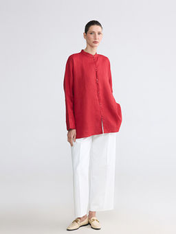 Hakim Yaka Oversize Kad?n G?mlek Tunik