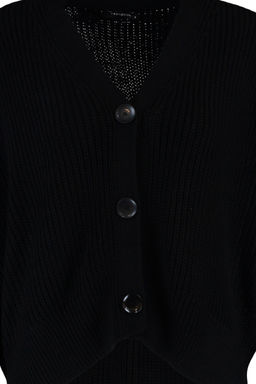 TRENDYOLMILLA Ekru Genis Kal?p V Yaka Triko H?rka TWOAW20HI0215  фото 7