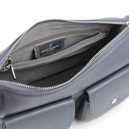 Женская кожаная сумка Sergio Valentini SV-SZ7320 НавиГрей  фото 4