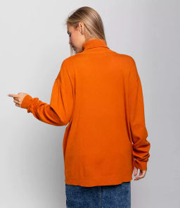 Водолазка #ОКТ08, терракотовый - Dommod фото 5