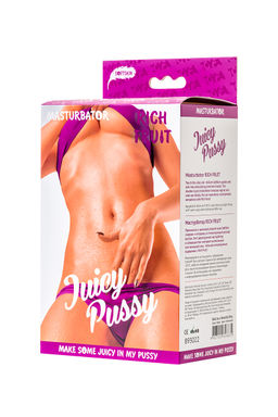 Мастурбатор реалистичный Juicy Pussy by TOYFA Rich Fruit, TPR, телесный, 16 см