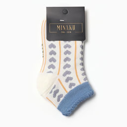 Носки детские «Сердечки» MINAKU, 8-12 лет
