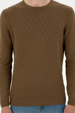 Мужской свитер цвета хаки Неожиданная скидка в корзине - U.s. polo assn фото 6