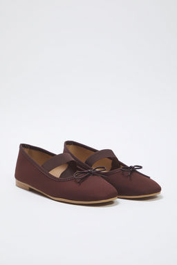 Trendyolmilla Shoes Kahverengi Fiyonklu Badem Burun Mary Jane Kad?n Babet TAKSS25BE00038  фото 11