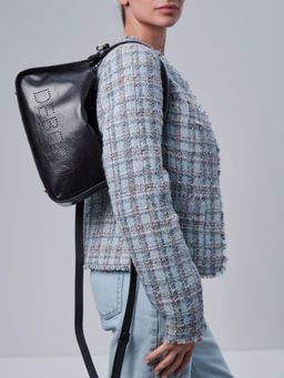 Сумка кожаная на плечо Deboro 30790 винтаж/дипвайтер