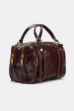 HANDBAG WITH METALLIC DETAILS - Zara фото 2