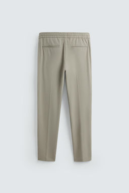 COMFORT FIT JOGGER WAIST TROUSERS - Zara фото 7