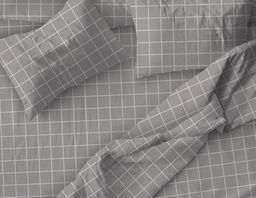 Наволочка 60*60 см, бязь Комфорт (Таттерсол, серо-бежевый) - Ивановотекстиль фото 2