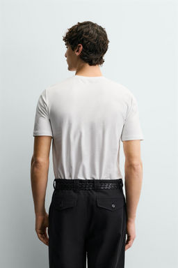 BASIC V-NECK T-SHIRT - Zara фото 11