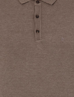 Vizon Melanj Slim Fit Polo Yaka Basic Triko Kazak - Pierre cardin фото 6