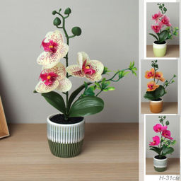 Цена за 1 шт. Цветочная композиция Орхидея / ZH-021 /уп 12/120/