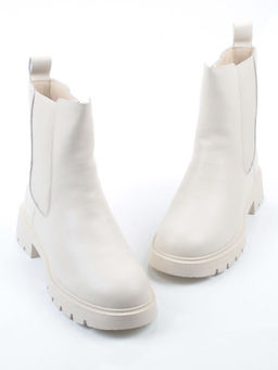 04-PAT177-2Z MILK Ботинки зимние женские (натуральная кожа, 100% шерсть)