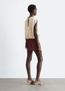 Top de seda con cord?n de ajuste - H&m фото 5