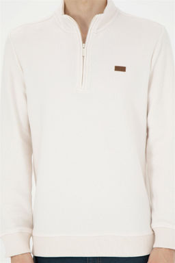 Мужской свитшот цвета экрю Неожиданная скидка в корзине - U.s. polo assn фото 6