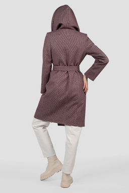 Пальто женское демисезонное (пояс) - El podio фото 4