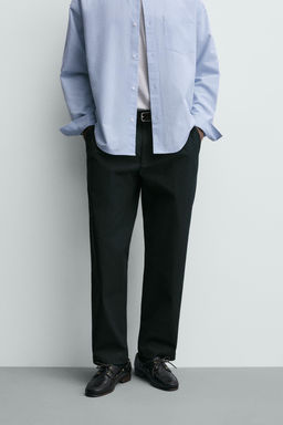PLEATED TEXTURED TROUSERS - Zara фото 11