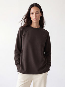 Soft Touch Oversize Kad?n Sweatshirt Tunik
