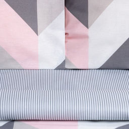 Постельное бельё Этель 1.5 сп Pink illusion 143х215 см, 150х214 см, 70х70 см - 2 шт, бязь 125 г/м2  фото 3