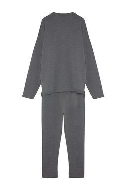 TRENDYOL MAN Antrasit Regular Fit Ottoman Orme Pijama talk?m? TMNAW24PT00053 - Trendyolmilla фото 7