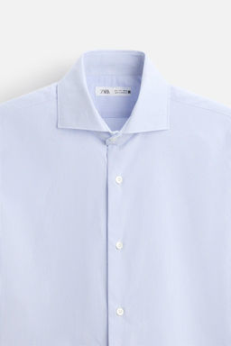SLIM FIT STRIPED SHIRT - Zara фото 8