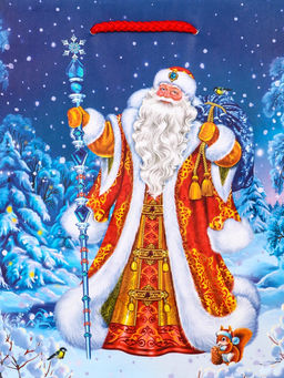 Цена за 2 шт. Пакет подарочный новогодний ламинированный, «Новогодний набор », 18×10×22.3 см