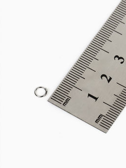 Кольцо соединительное 0.6?5 мм, 50 г (набор 950 шт.) СМ-973, цвет серебро