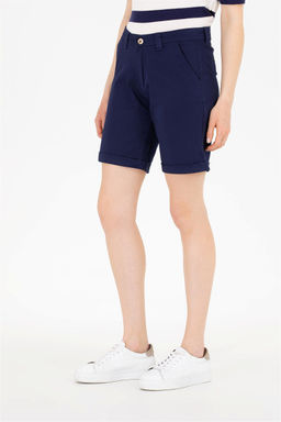 U. S. Polo Assn Женские темно-синие тканые шорты Неожиданная скидка в корзине - U.s. polo assn фото 2
