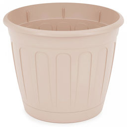 Горшок пластмассовый для цветов Дионис 3,6л д21см h21см, бежевый (Россия)