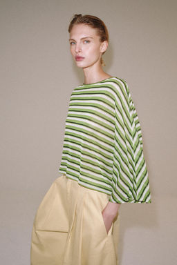 CAMISETA CAPA R?STICA RAYAS / Raya verde