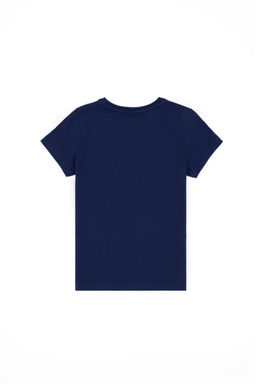 Детская темно-синяя футболка - U.s. polo assn фото 5