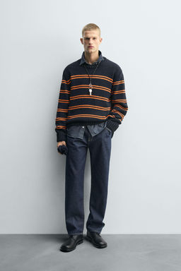 JACQUARD STRIPE JUMPER